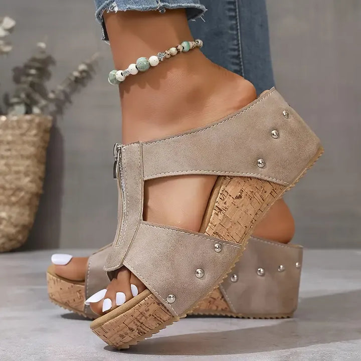 Gigi - Stylish Wedge Sandals